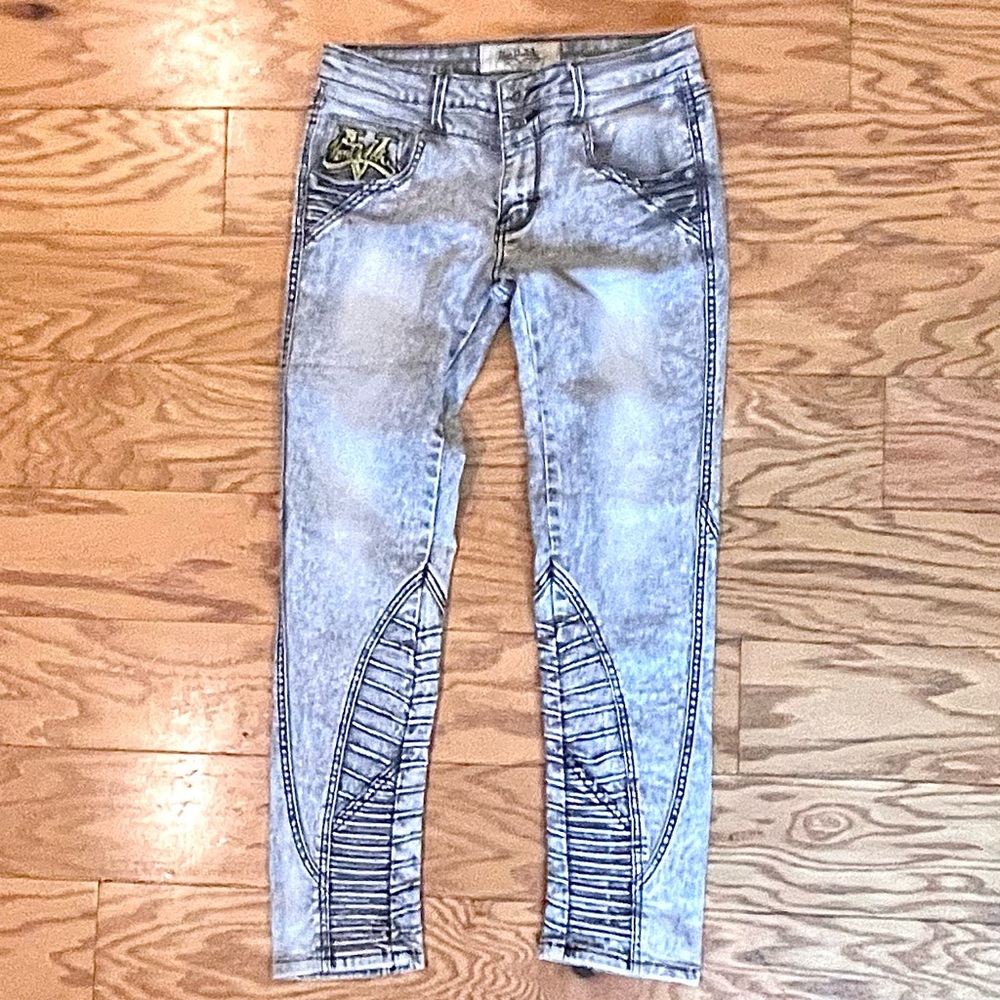 Von Dutch moto acid wash jeans. NWOT 29 x 29
